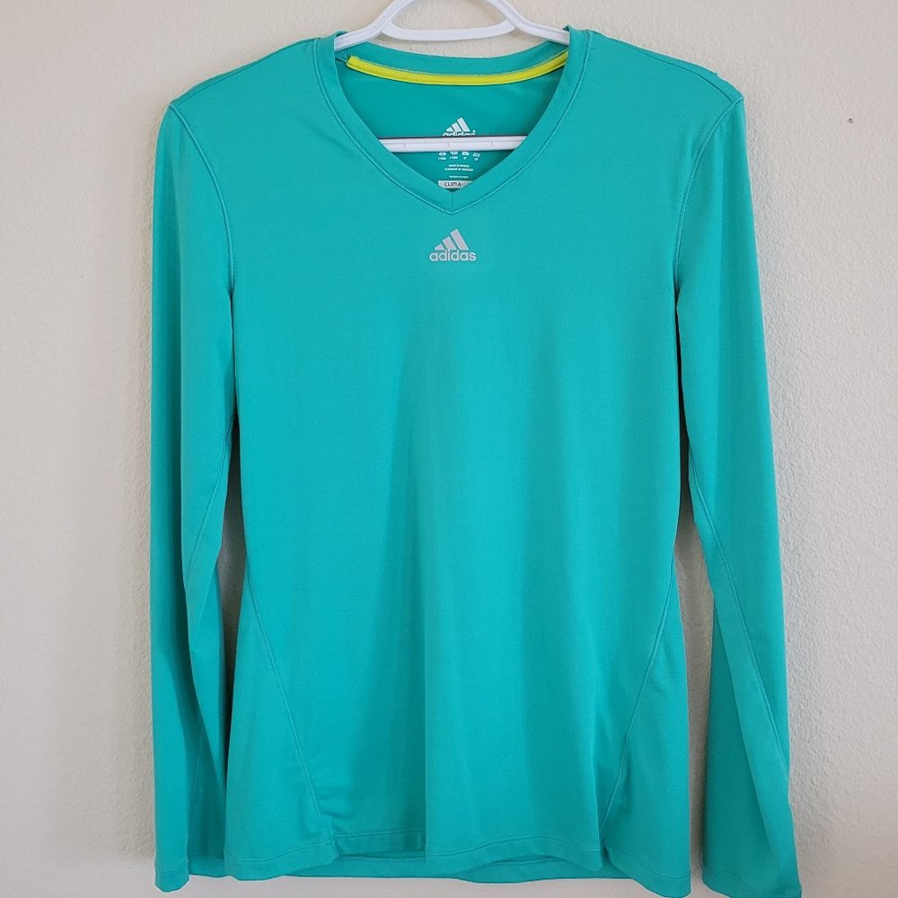 Adidas Long Sleeve Moisture Wicking T Shirt Size S